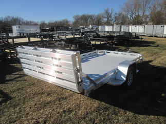2026 Aluma 77x12  Aluminum Single Axle Utility 7712H-S-BT