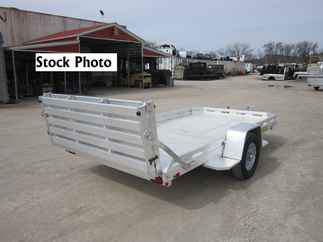 2026 Aluma 77x12  Aluminum Single Axle Utility 7712H-S-BT