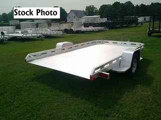 2027 Aluma 77x12  Aluminum Single Axle Utility 7712H-TILT-S