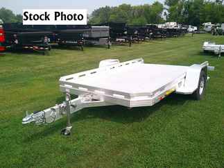 2027 Aluma 77x12  Aluminum Single Axle Utility 7712H-TILT-S