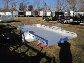 2027 Aluma 77x12  Aluminum Single Axle Utility 7712H-TILT-S