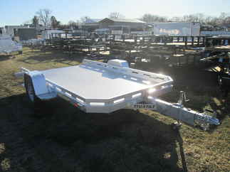 2027 Aluma 77x12  Aluminum Single Axle Utility 7712H-TILT-S