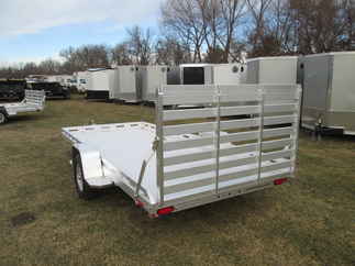2027 Aluma 78x15  Aluminum Single Axle Utility 7815S-EL-TG