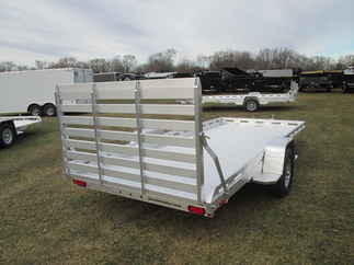 2027 Aluma 78x15  Aluminum Single Axle Utility 7815S-EL-TG