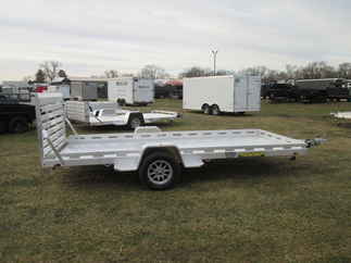 2027 Aluma 78x15  Aluminum Single Axle Utility 7815S-EL-TG