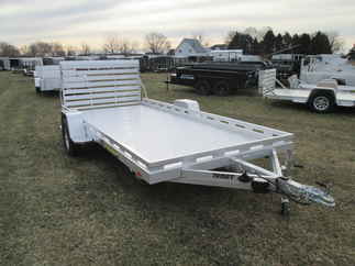 2027 Aluma 78x15  Aluminum Single Axle Utility 7815S-EL-TG
