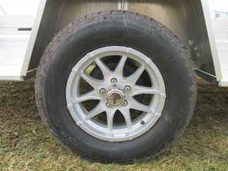 2027 Aluma 78x15  Aluminum Single Axle Utility 7815S-EL-TG