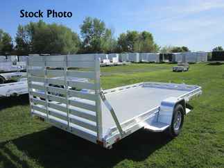 2026 Aluma 78x14  Aluminum Single Axle Utility 7814S-TG-TR