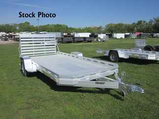 2026 Aluma 78x14  Aluminum Single Axle Utility 7814S-TG-TR