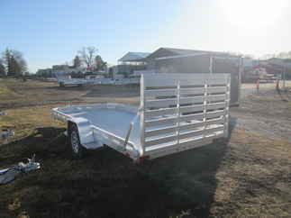 2026 Aluma 78x14  Aluminum Single Axle Utility 7814S-TG-TR