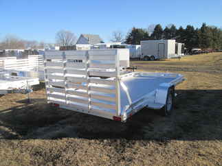 2026 Aluma 78x14  Aluminum Single Axle Utility 7814S-TG-TR