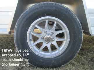 2026 Aluma 78x14  Aluminum Single Axle Utility 7814S-TG-TR