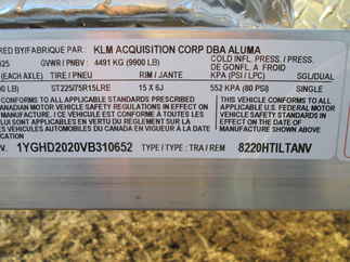 2027 Aluma 82x20  Car Hauler 8220H-ANV-TILT-TA-EL-RTD