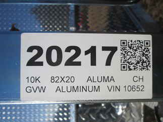 2027 Aluma 82x20  Car Hauler 8220H-ANV-TILT-TA-EL-RTD