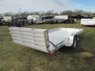 2027 Aluma 81x14  Aluminum Single Axle Utility 8014S-EL-BT