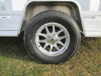 2027 Aluma 81x14  Aluminum Single Axle Utility 8014S-EL-BT