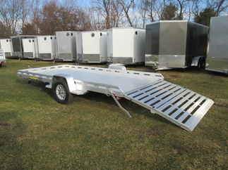 2027 Aluma 81x14  Aluminum Single Axle Utility 8014S-EL-BT