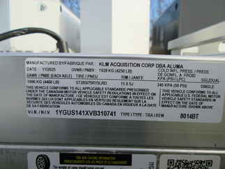 2027 Aluma 81x14  Aluminum Single Axle Utility 8014S-EL-BT