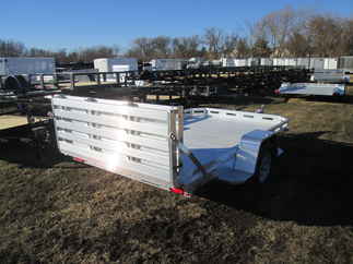 2027 Aluma 77x10  Aluminum Single Axle Utility 7710H-S-BT