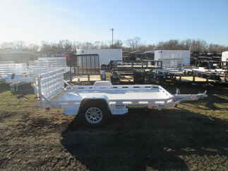 2027 Aluma 77x10  Aluminum Single Axle Utility 7710H-S-BT