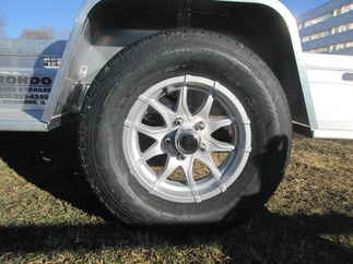 2027 Aluma 77x10  Aluminum Single Axle Utility 7710H-S-BT