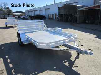 2027 Aluma 77x10  Aluminum Single Axle Utility 7710H-S-BT
