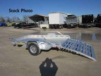 2027 Aluma 77x10  Aluminum Single Axle Utility 7710H-S-BT