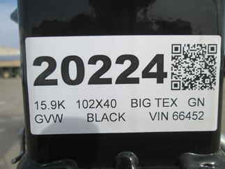 2026 Big Tex 102x40  Gooseneck 14GN-40D5A-MRBK