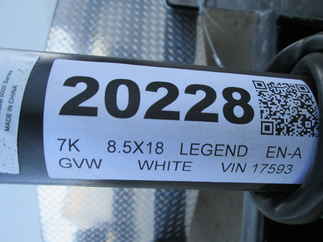2026 Legend 8.5x18  Enclosed Car Hauler 8.5X20STVTA35