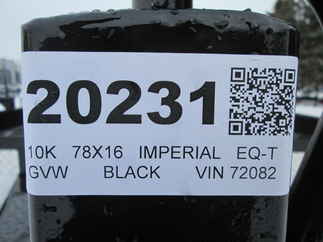 2026 Imperial 78x16  Equipment Tilt LB-10-16