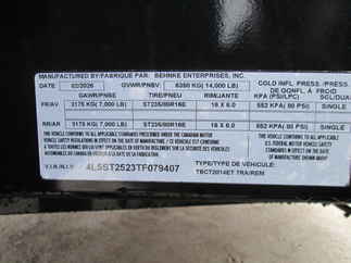 2026 Behnke Trailers 83x20  Equipment Tilt TBCT2014ET