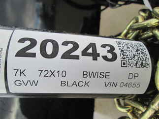 2026 BWISE 72x10  Dump DTR610D-7