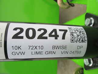 2026 BWISE 72x10  Dump DT610LP-LE-10-A