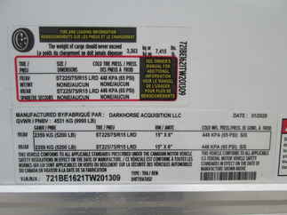 2026 Darkhorse 7x16  Enclosed Cargo DHF7X16TA52