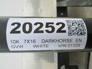 2026 Darkhorse 7x16  Enclosed Cargo DHF7X16TA52