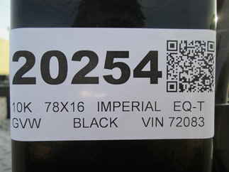 2026 Imperial 78x16  Equipment Tilt LB-10-16