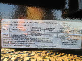 2026 Imperial 78x16  Equipment Tilt LB-14-16