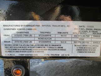 2026 Imperial 78x16  Equipment Tilt LB-14-16