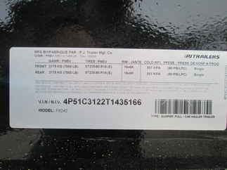 2026 PJ Trailer 102x24 F8 Equipment Deckover F8J2472BSYK