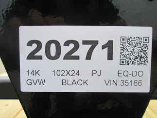 2026 PJ Trailer 102x24 F8 Equipment Deckover F8J2472BSYK