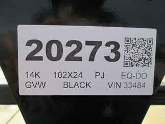 2026 PJ Trailer 102x24 F8 Equipment Deckover F8J2472BSSK