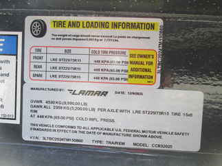 2026 Lamar 83x20  Car Hauler CC832025