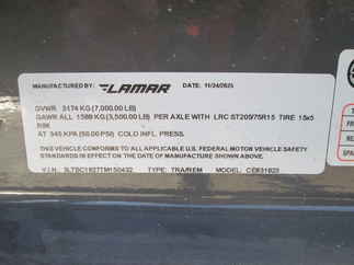 2026 Lamar 83x18  Car Hauler CE831823