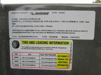 2026 Lamar 102x22  Equipment H6022227