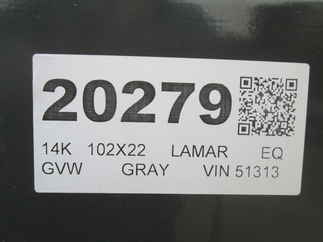 2026 Lamar 102x22  Equipment H6022227