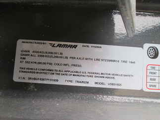 2026 Lamar 83x18  Utility U5831825