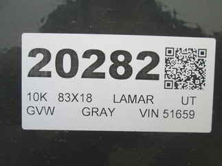 2026 Lamar 83x18  Utility U5831825