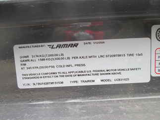 2026 Lamar 83x16  Utility UC831623