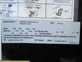 2026 Diamond T 83x14  Gooseneck Dump 8314DMP140GN-36