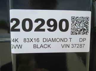 2026 Diamond T 83x16  Dump 8316DMP140-36
